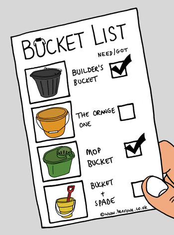 'Bucket List' � Ben Rowe 2014