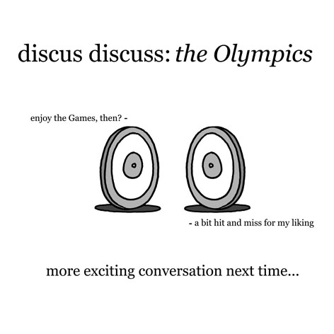 'Discus Discuss' � Ben Rowe 2012