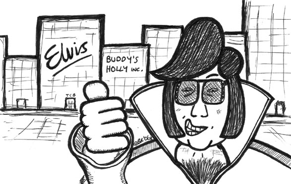 'Elvis Has The Left Building' (c) Ben Rowe 2006