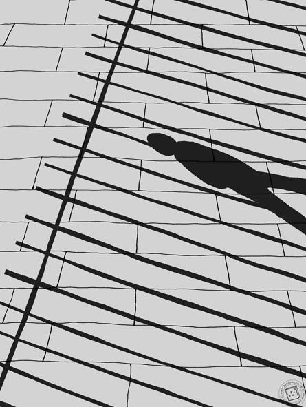 'Shadow (Walk by the Railings)' � Ben Rowe 2014