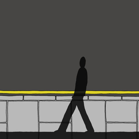 'Shadow (Walking Tall on Low Walls)' � Ben Rowe 2015
